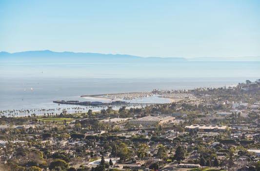 Santa Barbara, CA skyline