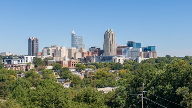 Raleigh, NC skyline