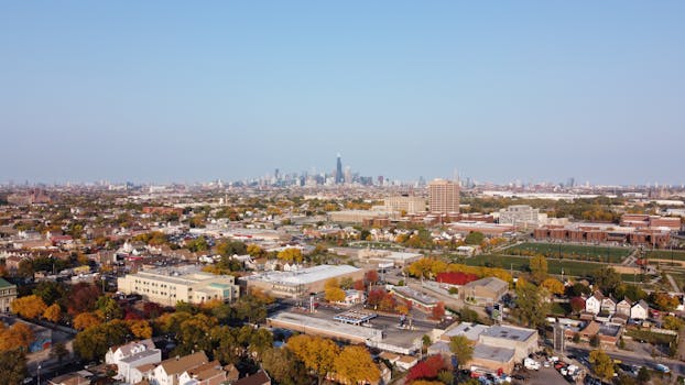 Naperville, IL skyline